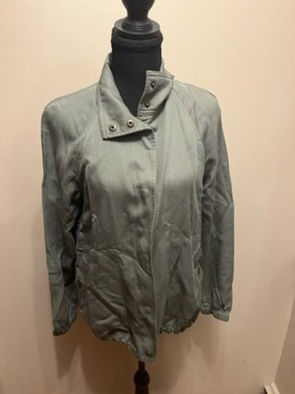 Joules Women Y Rikki Khaki Jacket Green Size 6 Good